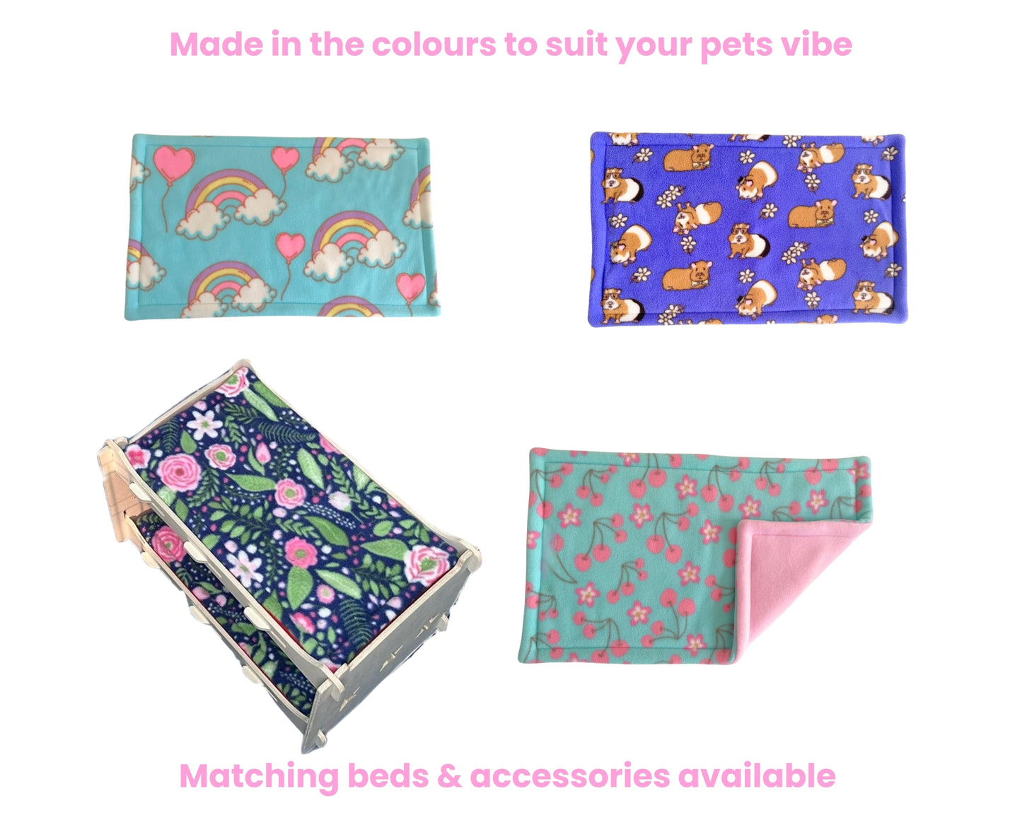Guinea Pig Bunk Bed Pads - Pack of 2