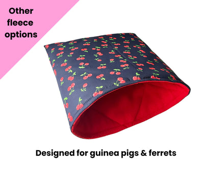 Cherry Quilted Snuggle Sack