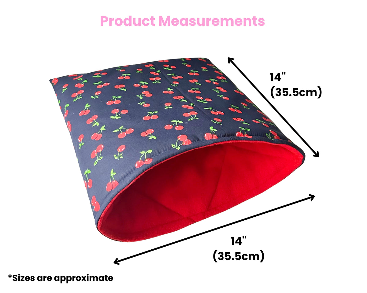 Cherry Quilted Snuggle Sack