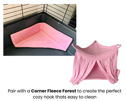 Corner Pee Pads With Sides - Pack of 2