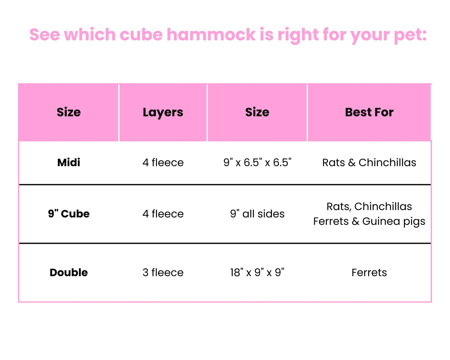 Cube Hammock - 3 Sizes